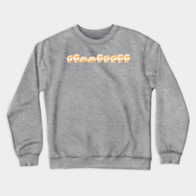 ASL - Tennessee Crewneck Sweatshirt by BigOrangeShirtShop